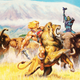 Illustration for article titled And now, the rock bottom of scifi art...The Masters of the Universe.